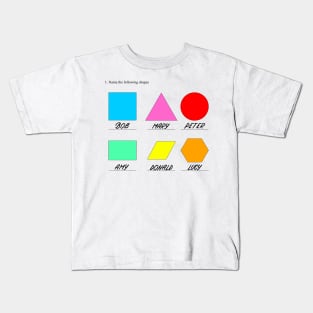 The Shape of Exam Answers Kids T-Shirt